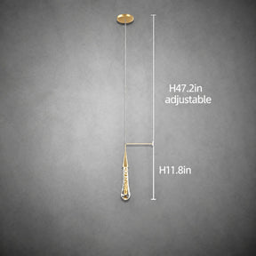 Pendant Light  Modern Gold Crystal Cascading Chandelier Aluminum LED 1-48 Heads