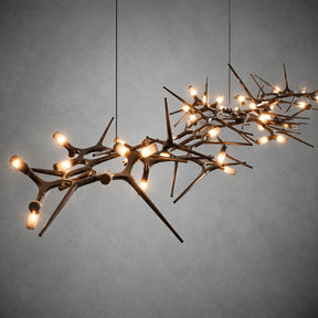 Pendant Light  Modern LED Chandelier Adjustable Iron Dimmable 10-45 Bulbs