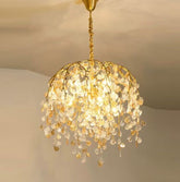 Modern Luxury Leaf Branch Glass Chandelier for Living/Dining Room/Bedroom