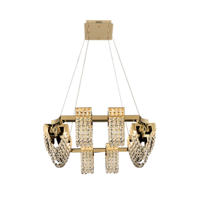 Modern Luxury Newly Crystal Chandelier in Champagne Gold