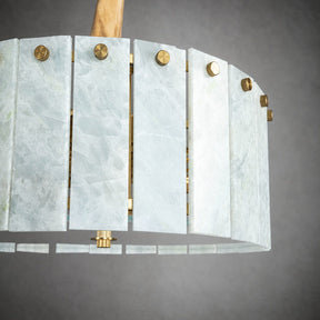 Modern Luxury stone Drum Chandelier