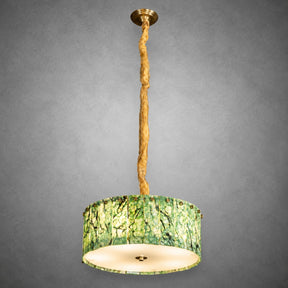 Modern Luxury stone Drum Chandelier