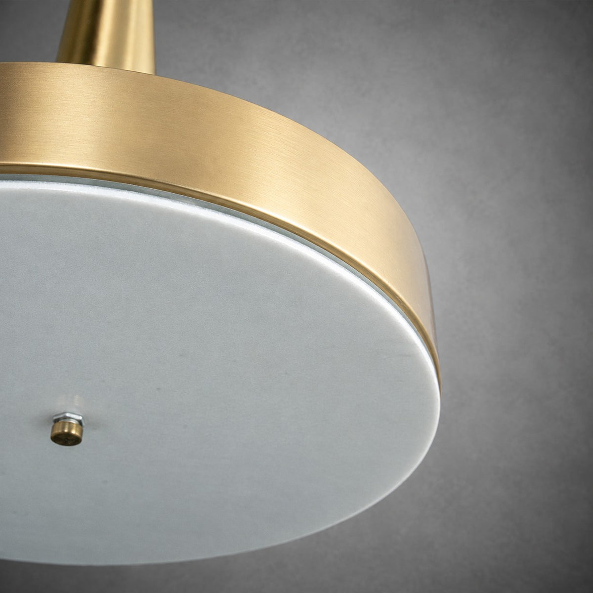Modern Luxury Stone LED Disc Pendant Chandelier
