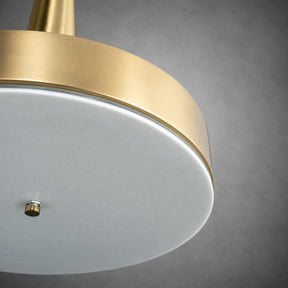 Modern Luxury Stone LED Disc Pendant Chandelier