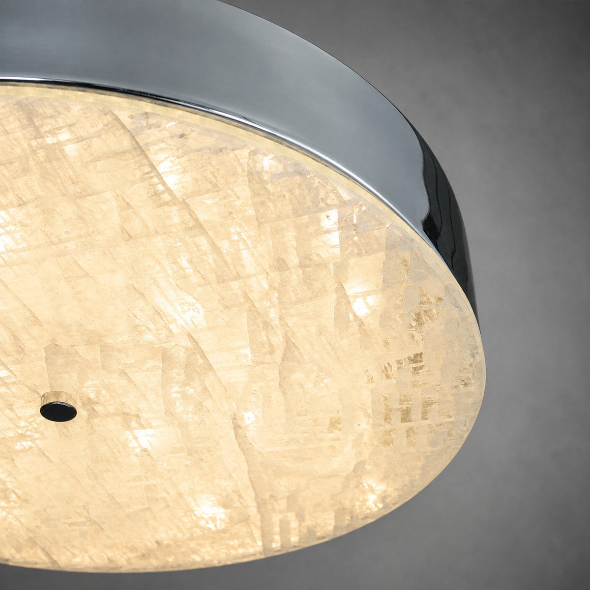 Modern Luxury Stone LED Disc Pendant Chandelier