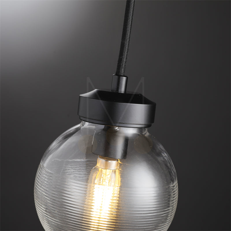 Modern Pearl Shape Glass Pendant Light, Kitchen Island Pendant Lamp
