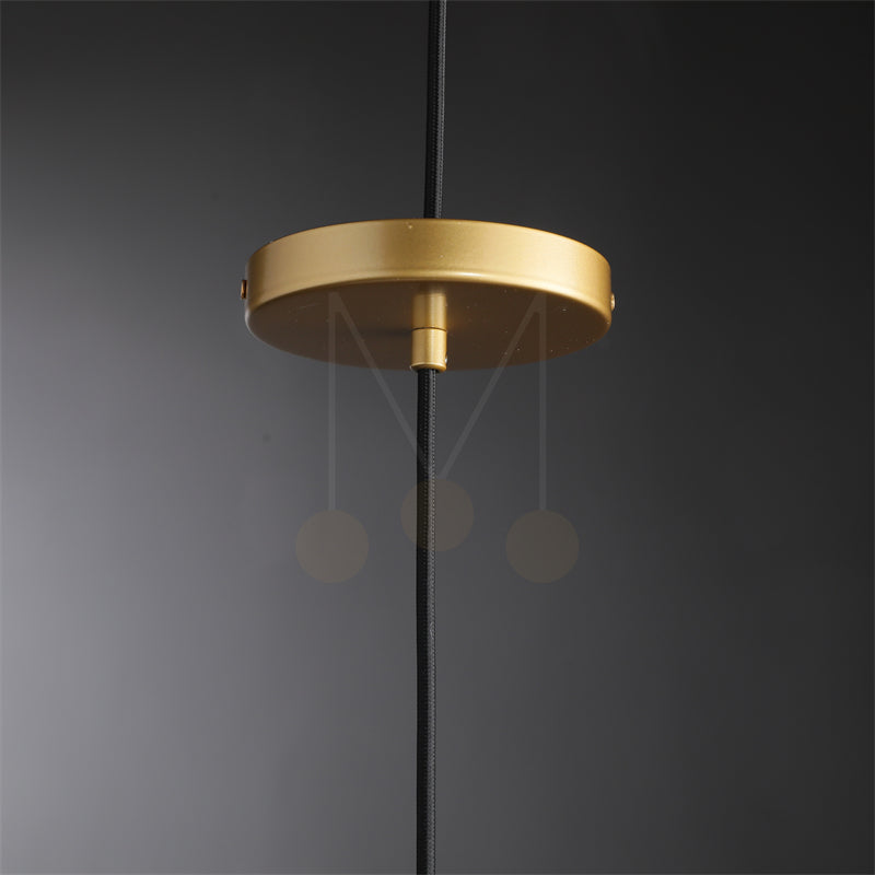 Modern Pearl Shape Glass Pendant Light, Kitchen Island Pendant Lamp