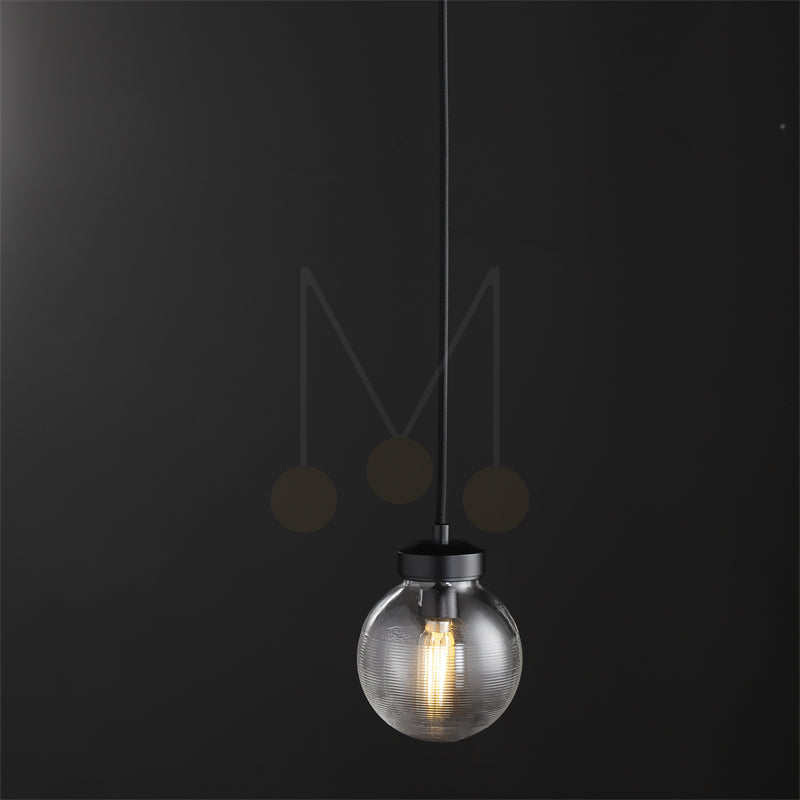 Modern Pearl Shape Glass Pendant Light, Kitchen Island Pendant Lamp
