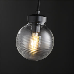 Modern Pearl Shape Glass Pendant Light, Kitchen Island Pendant Lamp
