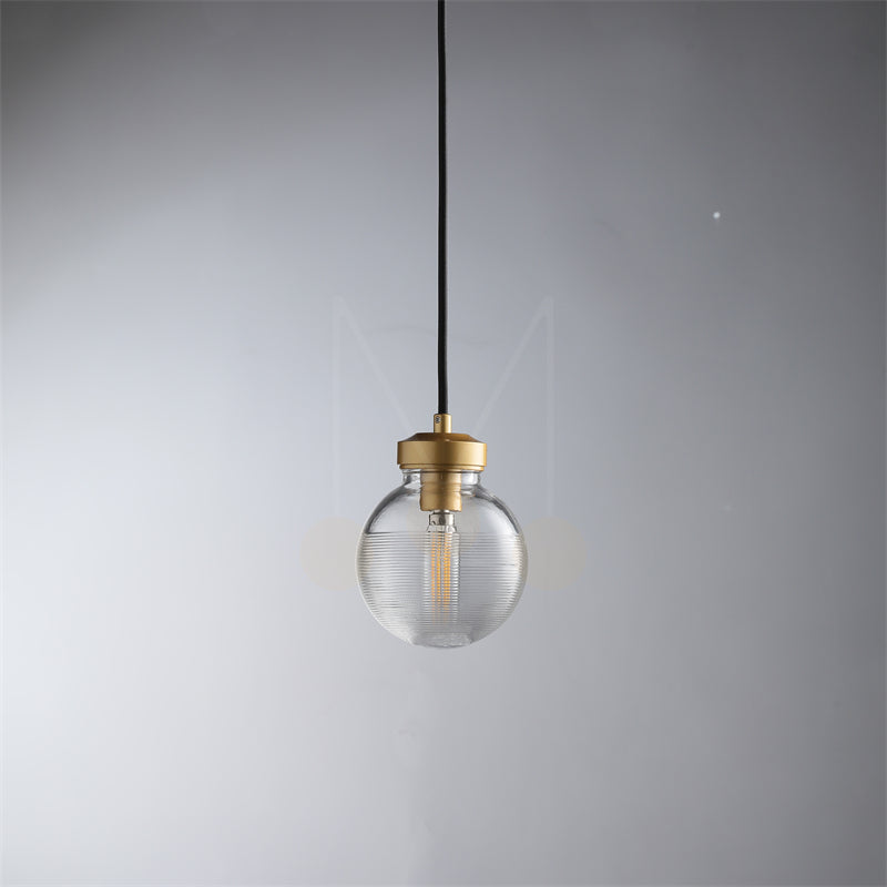 Modern Pearl Shape Glass Pendant Light, Kitchen Island Pendant Lamp
