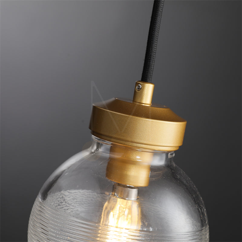 Modern Pearl Shape Glass Pendant Light, Kitchen Island Pendant Lamp