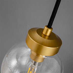 Modern Pearl Shape Glass Wall Sconce 15", Bedroom Wall Lamp Fixture