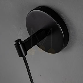Modern Pearl Shape Glass Wall Sconce 15", Bedroom Wall Lamp Fixture