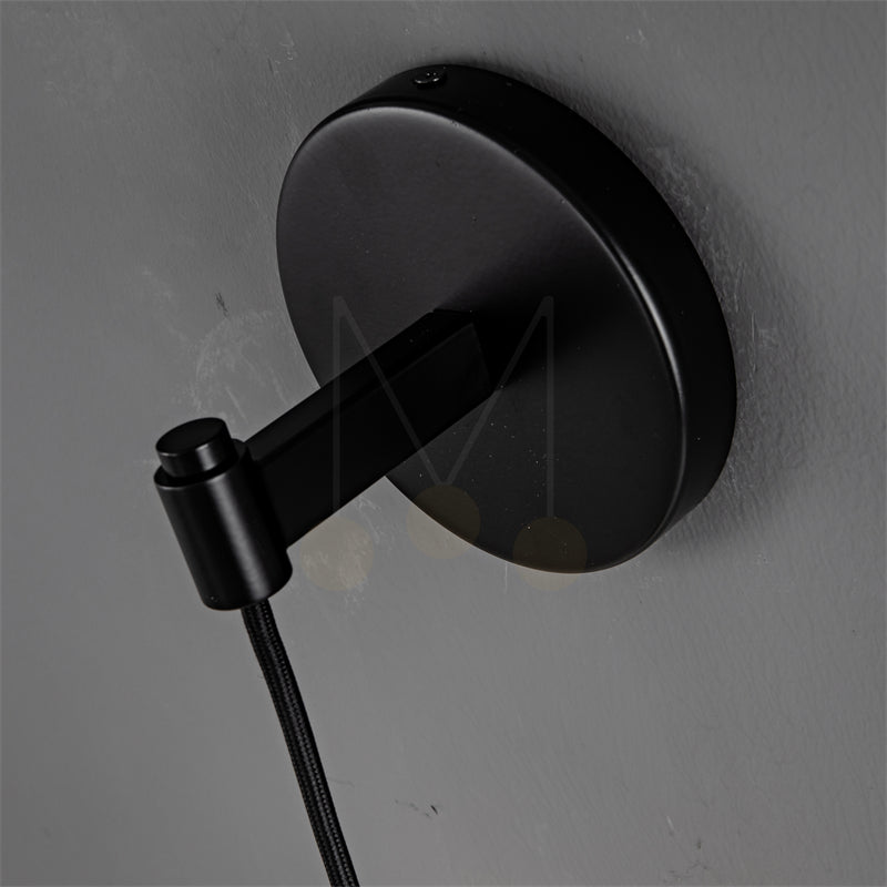 Modern Pearl Shape Glass Wall Sconce 15", Bedroom Wall Lamp Fixture