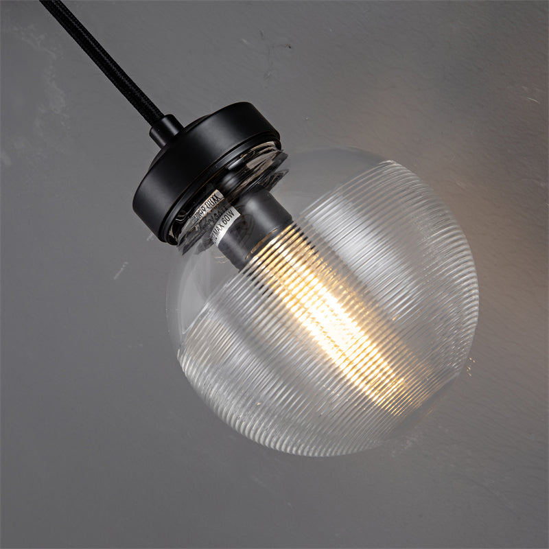 Modern Pearl Shape Glass Wall Sconce 15", Bedroom Wall Lamp Fixture