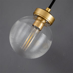 Modern Pearl Shape Glass Wall Sconce 15", Bedroom Wall Lamp Fixture