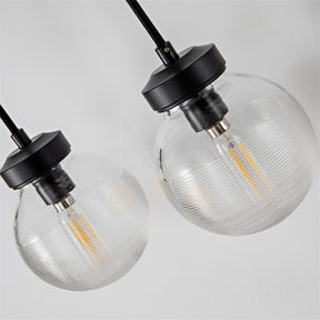 Modern Pearl Shape Glass Wall Sconce 2 Light, Bedroom Wall Lamp Fixture