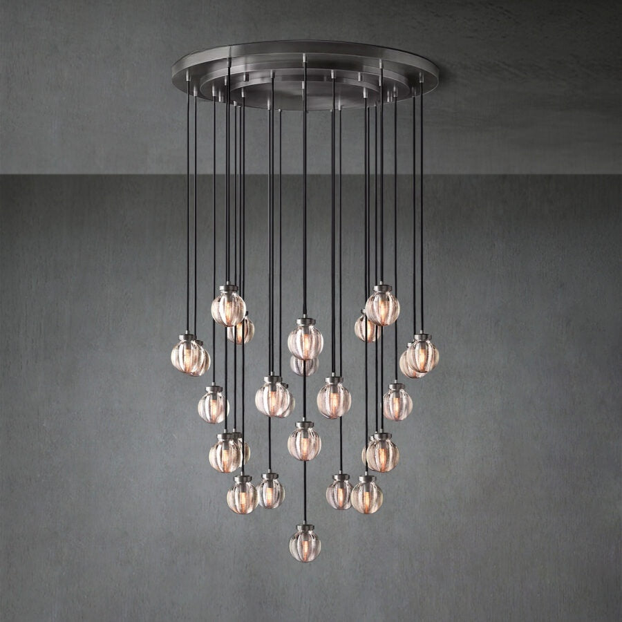 Modern Pearl Shape Round Chandelier