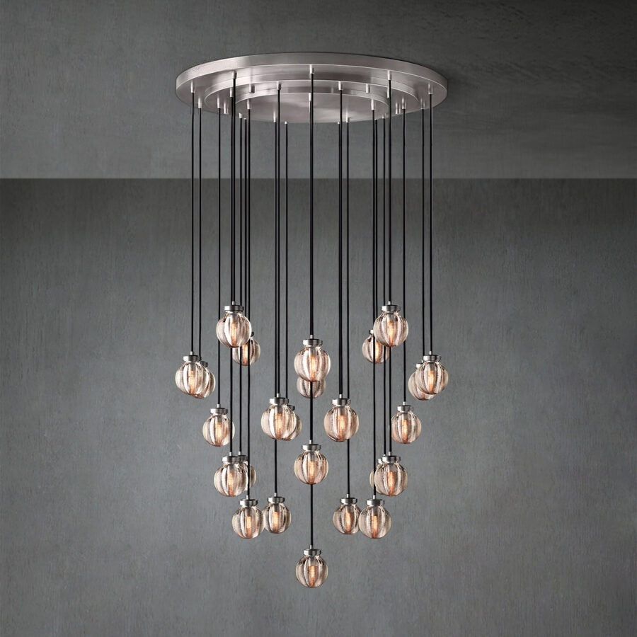 Modern Pearl Shape Round Chandelier