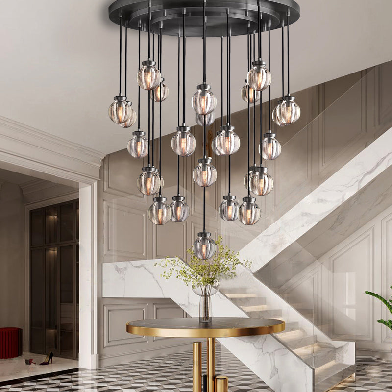 Modern Pearl Shape Round Chandelier