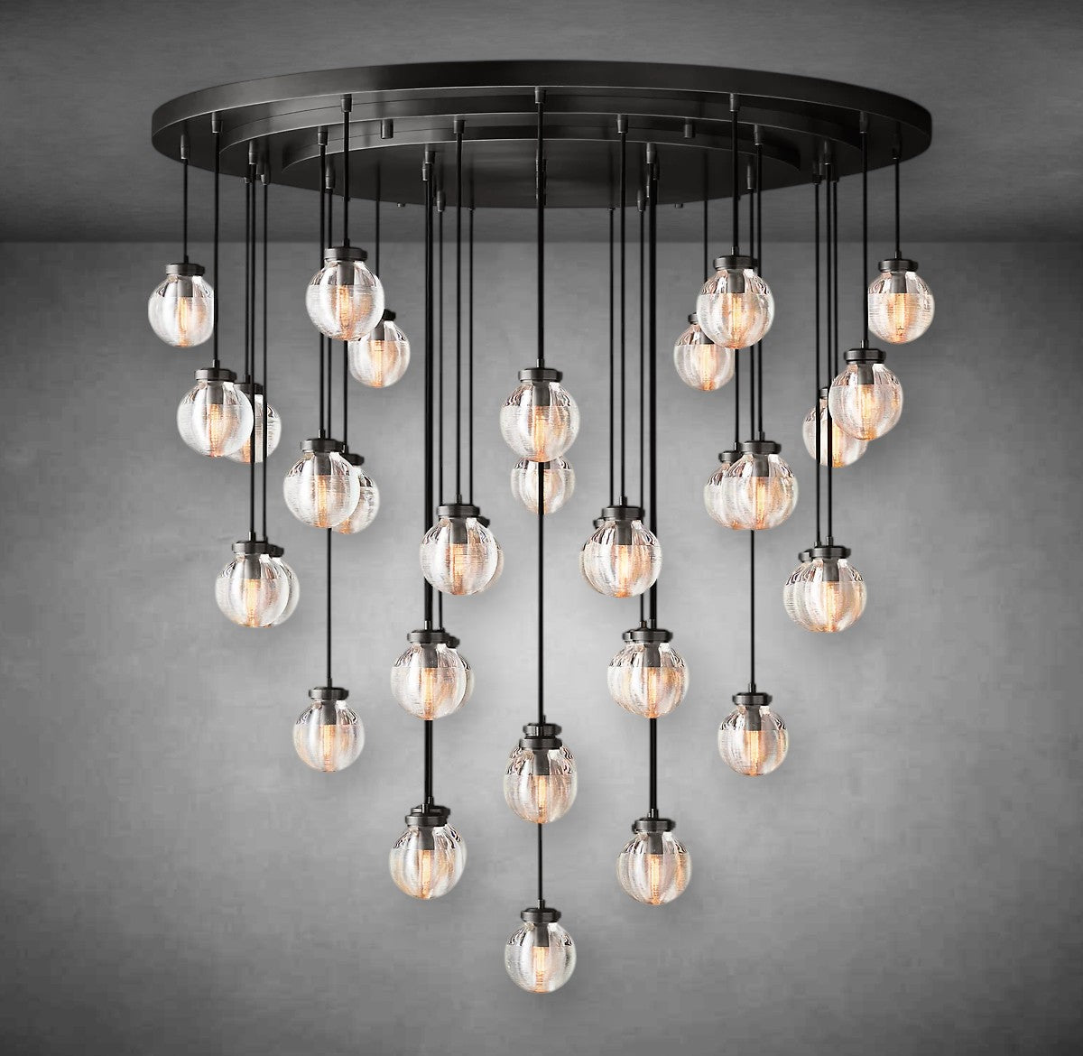 Modern Pearl Shape Round Chandelier