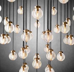 Modern Pearl Shape Round Chandelier