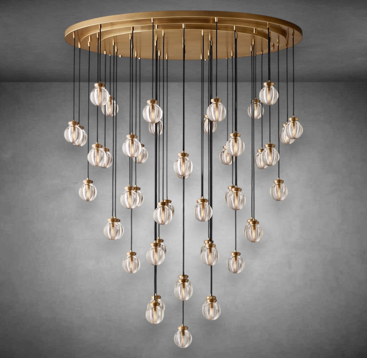Modern Pearl Shape Round Chandelier