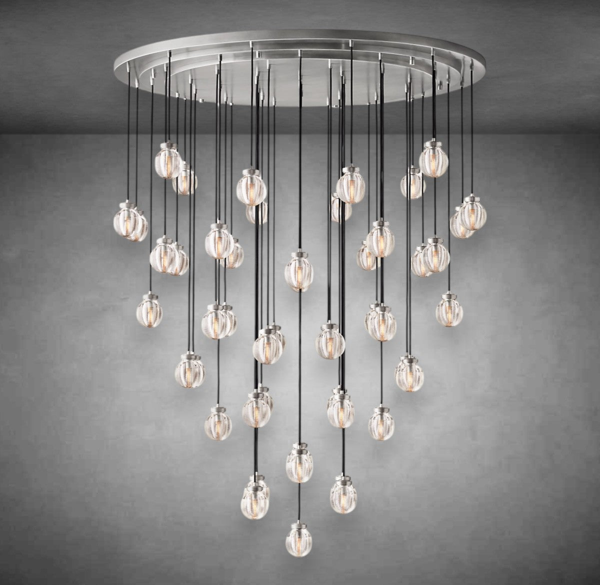 Modern Pearl Shape Round Chandelier