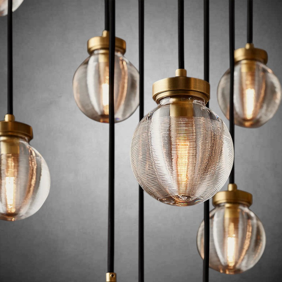 Modern Pearl Shape Round Chandelier