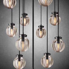 Modern Pearl Shape Round Chandelier