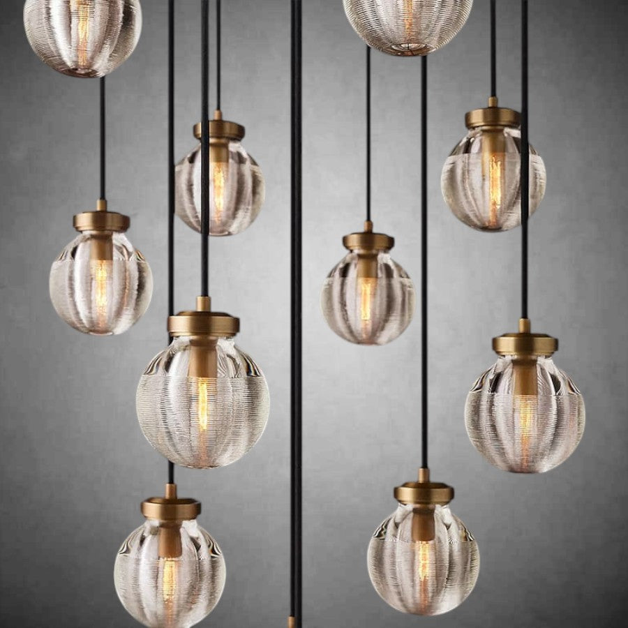 Modern Pearl Shape Round Chandelier