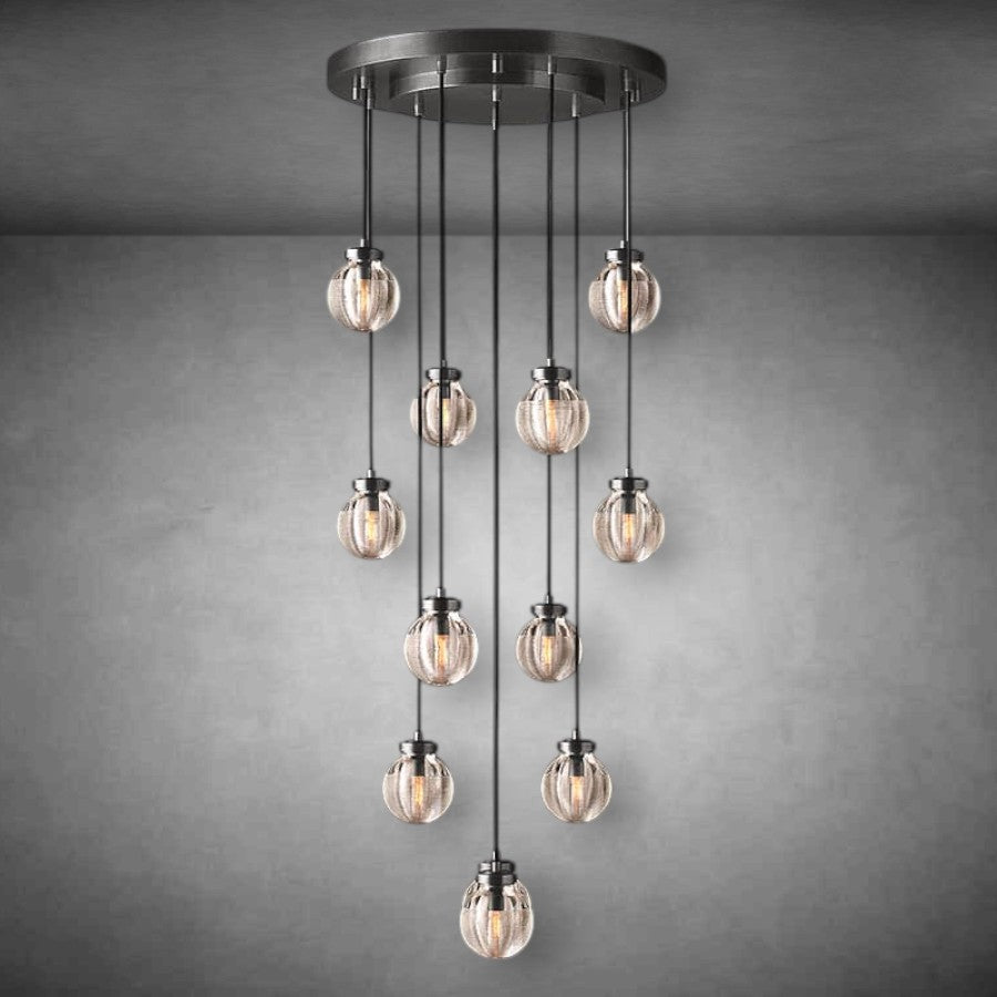 Modern Pearl Shape Round Chandelier