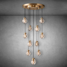 Modern Pearl Shape Round Chandelier