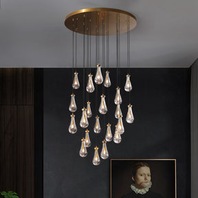Modern Raindrop Chandelier D47" 21-Lights