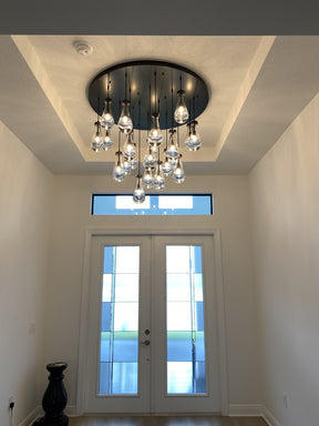 Modern Raindrop Chandelier D47" 21-Lights