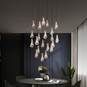 Modern Raindrop Chandelier D47" 21-Lights