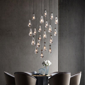 Modern Raindrop Chandelier D47" 21-Lights