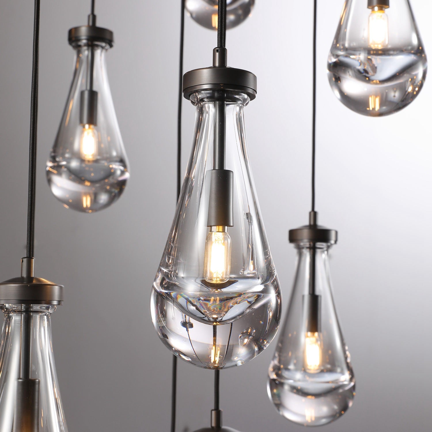 Modern Raindrop Chandelier D47" 21-Lights