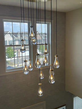 Modern Raindrop Chandelier D47" 21-Lights