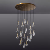 Modern Raindrop Chandelier D47" 21-Lights