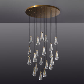 Modern Raindrop Chandelier D47" 21-Lights