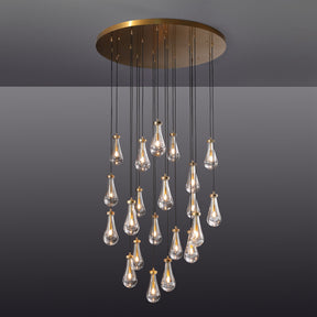 Modern Raindrop Chandelier D47" 21-Lights