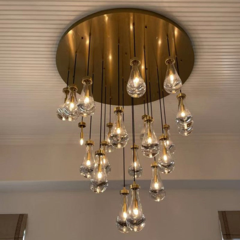 Modern Raindrop Chandelier D47" 21-Lights