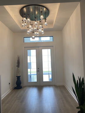 Modern Raindrop Chandelier D47" 21-Lights