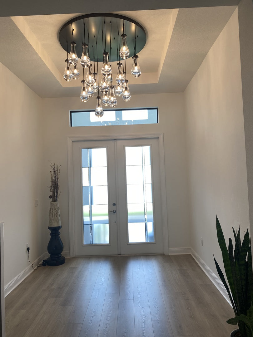 Modern Raindrop Chandelier D47" 21-Lights