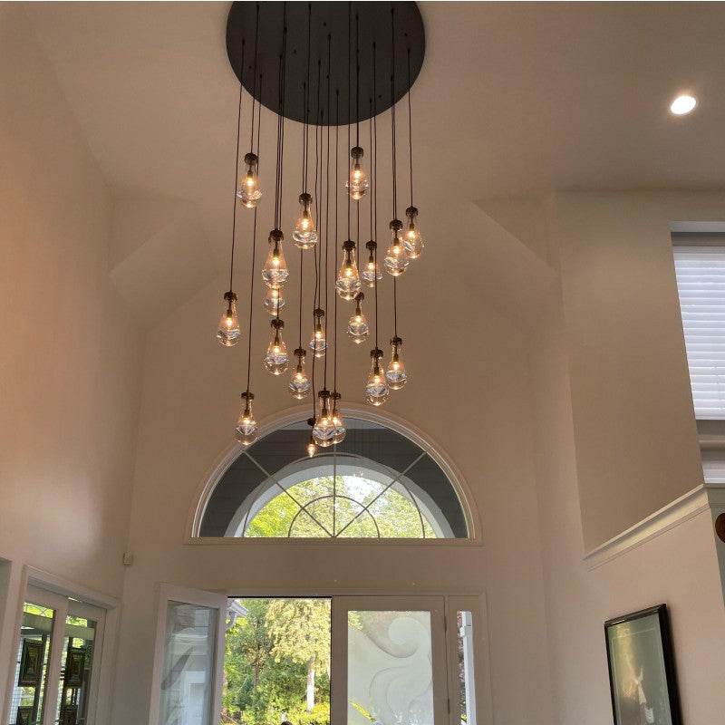 Modern Raindrop Chandelier D47" 21-Lights