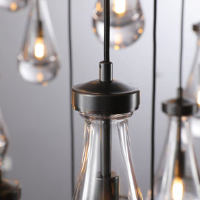 Modern Raindrop Chandelier D60" 31-Lights