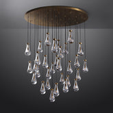 Modern Raindrop Chandelier D60" 31-Lights