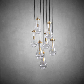 Modern Raindrop Chandelier Round / Rectangle For Living Room Dining Room
