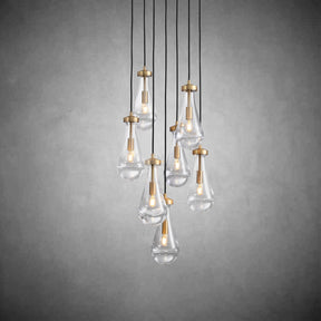 Modern Raindrop Chandelier Round / Rectangle For Living Room Dining Room